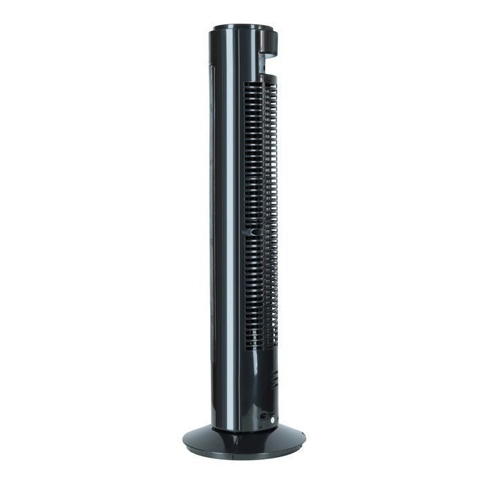 Wentylator kolumnowy podłogowy stojący 75 cm 50W - czarny W041