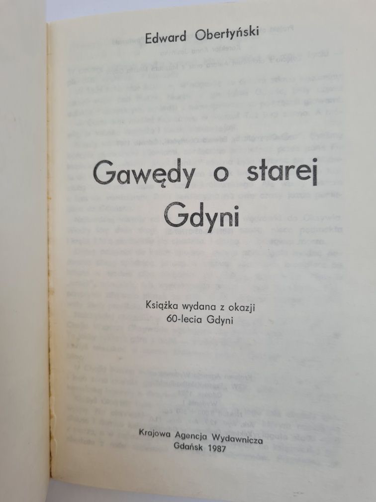 Gawędy o starej Gdyni - Edward Obertyński