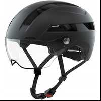 Nowy kask rowerowy Alpina Soho Visor roz. M 55-59cm miejski z wizjerem