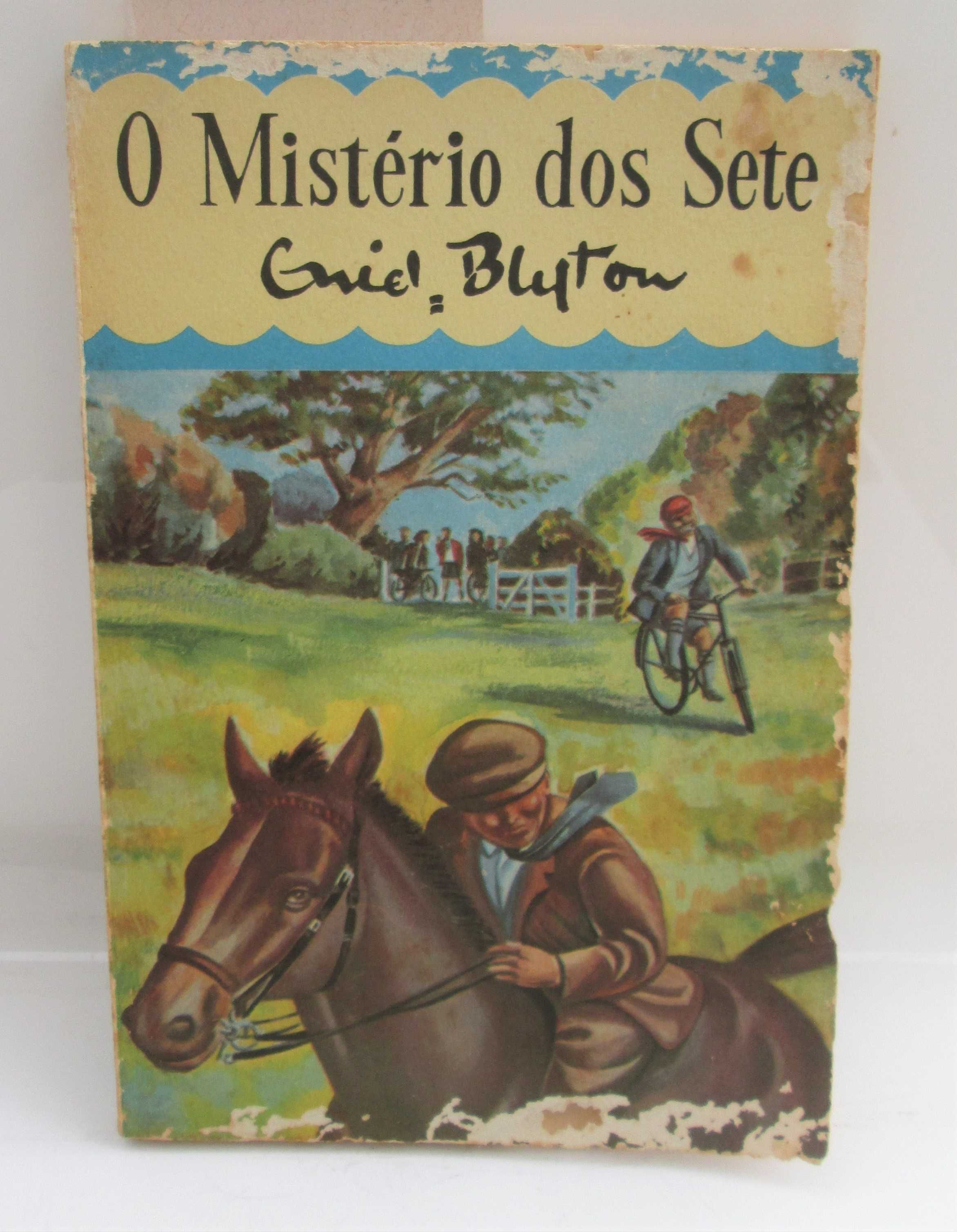 Livro O mistério dos Sete, Enid Blyton 1965