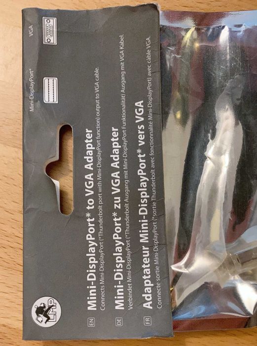 Mini-DisplayPort to VGA Converter Cable Like New64575426145665121