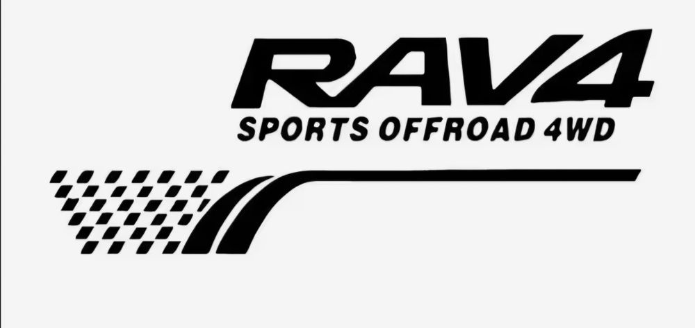 Naklejka TOYOTA RAV4