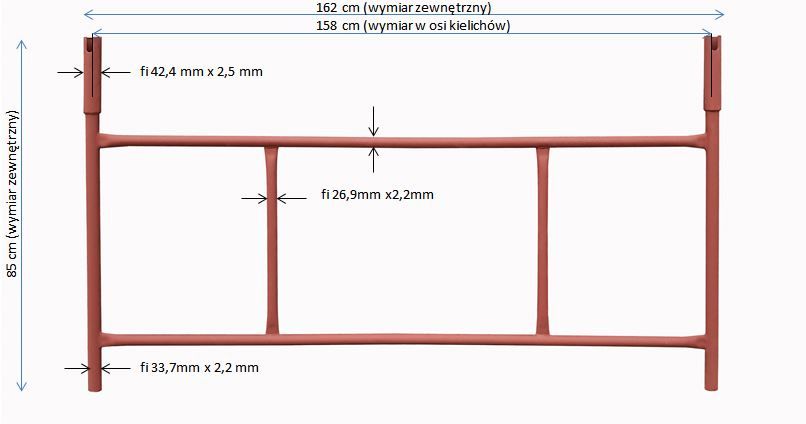 Rusztowanie warszawskie ramka warszawska PRODUCENT TRANSPORT