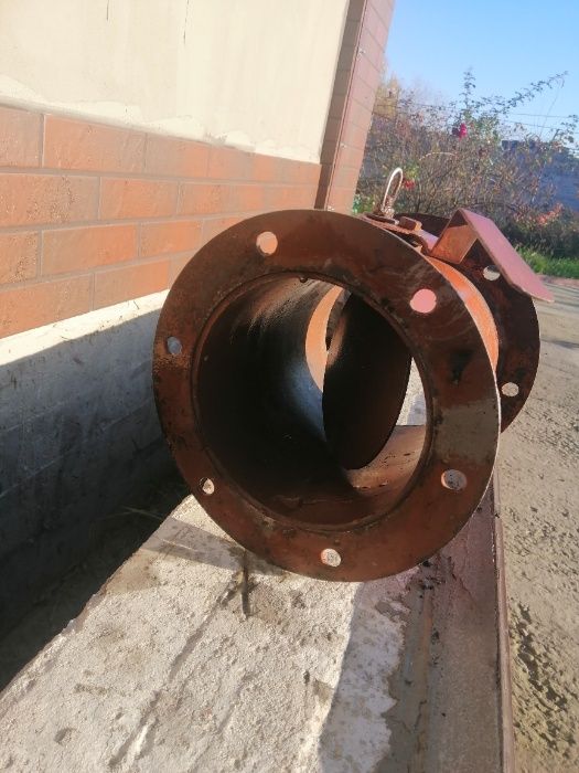 Заслонка воздушная круглого сечения