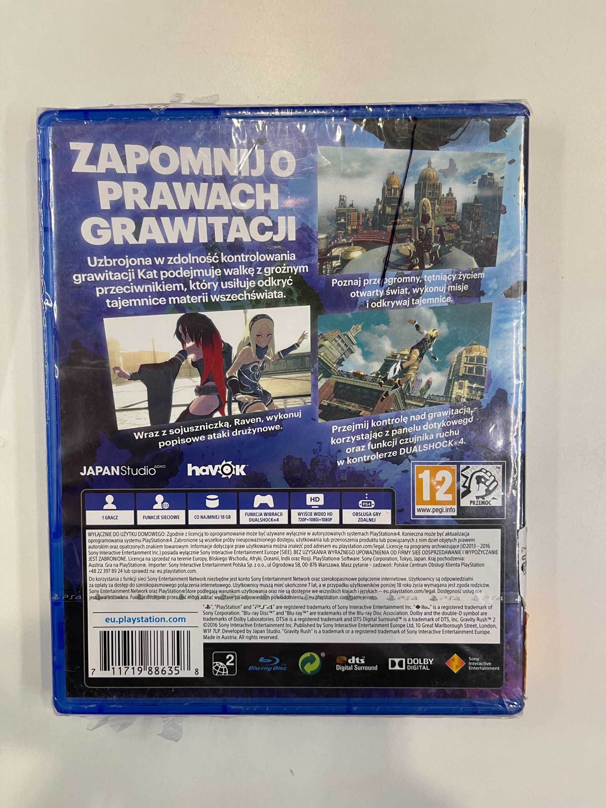 Gravity Rush 2 PS4 NOWA