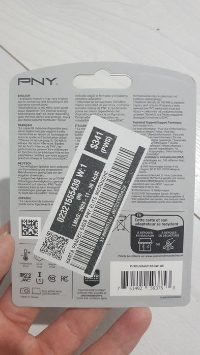 Karta pamięci micro SD XC PNY Elite