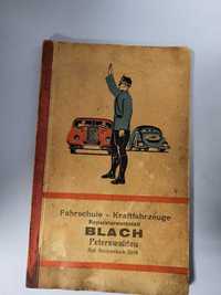 Niemiecka broszura lata 30-te XX W nauka jazdy samochodem UNIKAT LS