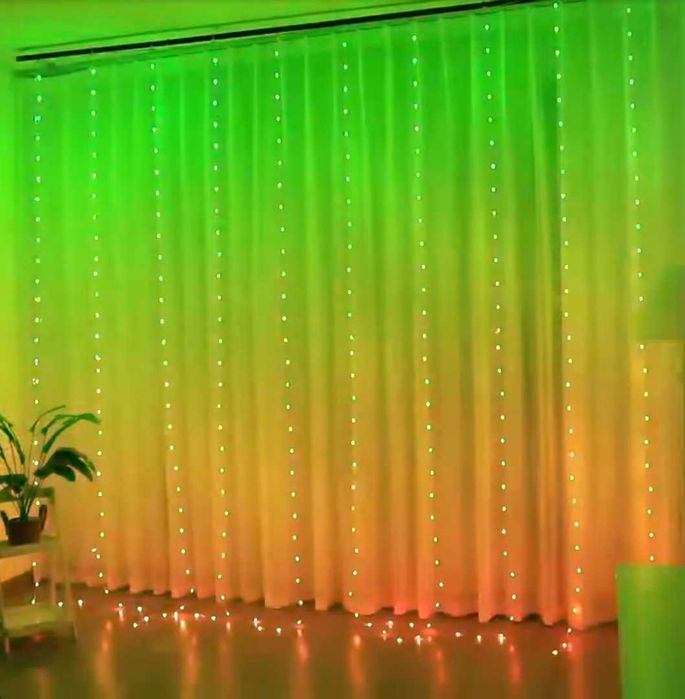 Світлодіодні гірлянди штори 3 на 2 метри