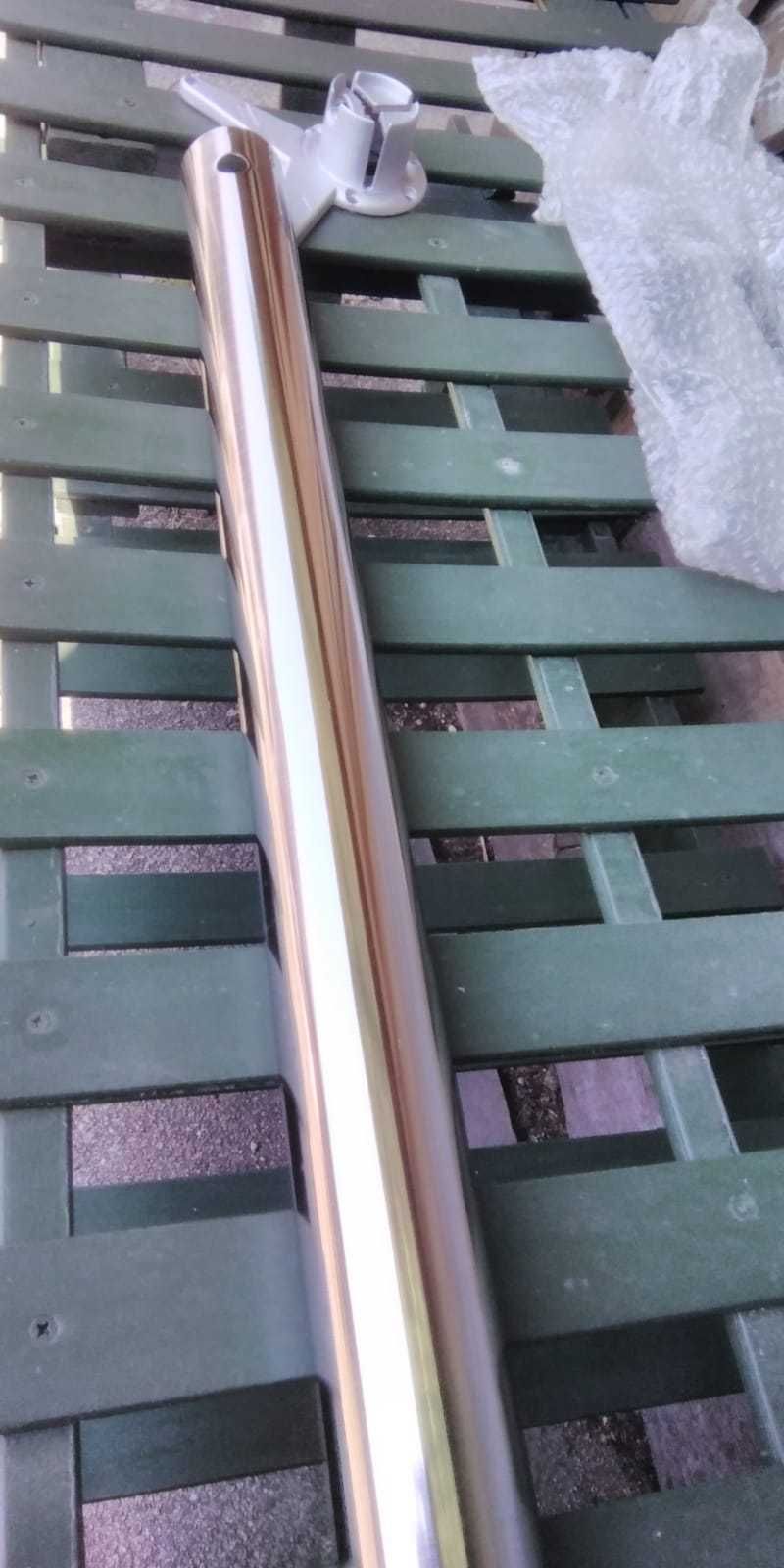 Tubos cromado para pés de mesa