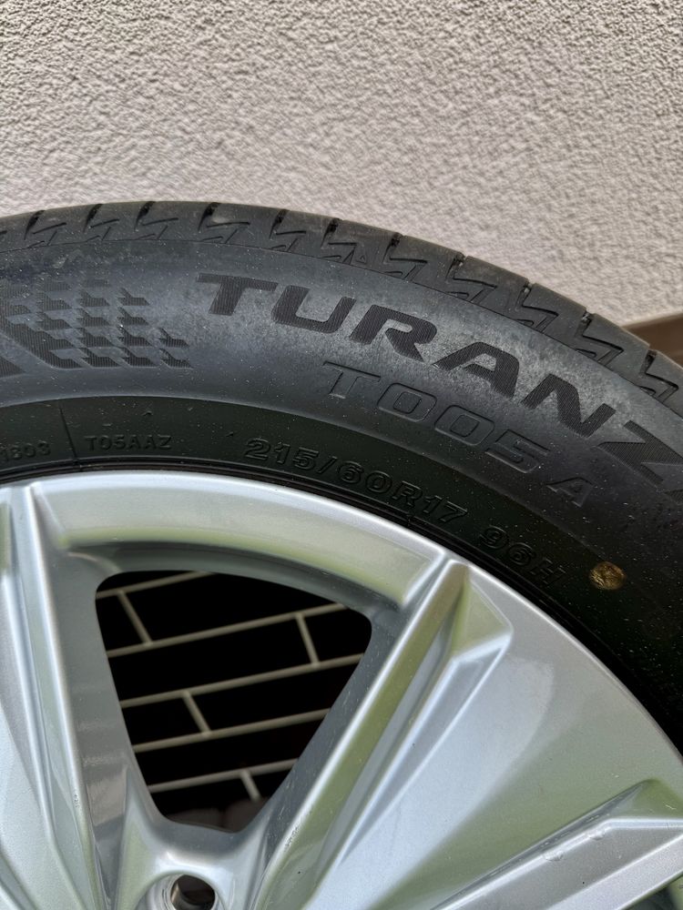 KOMPLET! Opony Bridgestone letnie + Felgi lexus 17’’ + czujniki TPMS