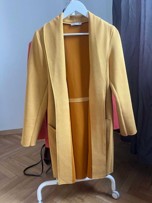 Marynarka żółta Zara oversize S / 36 długa