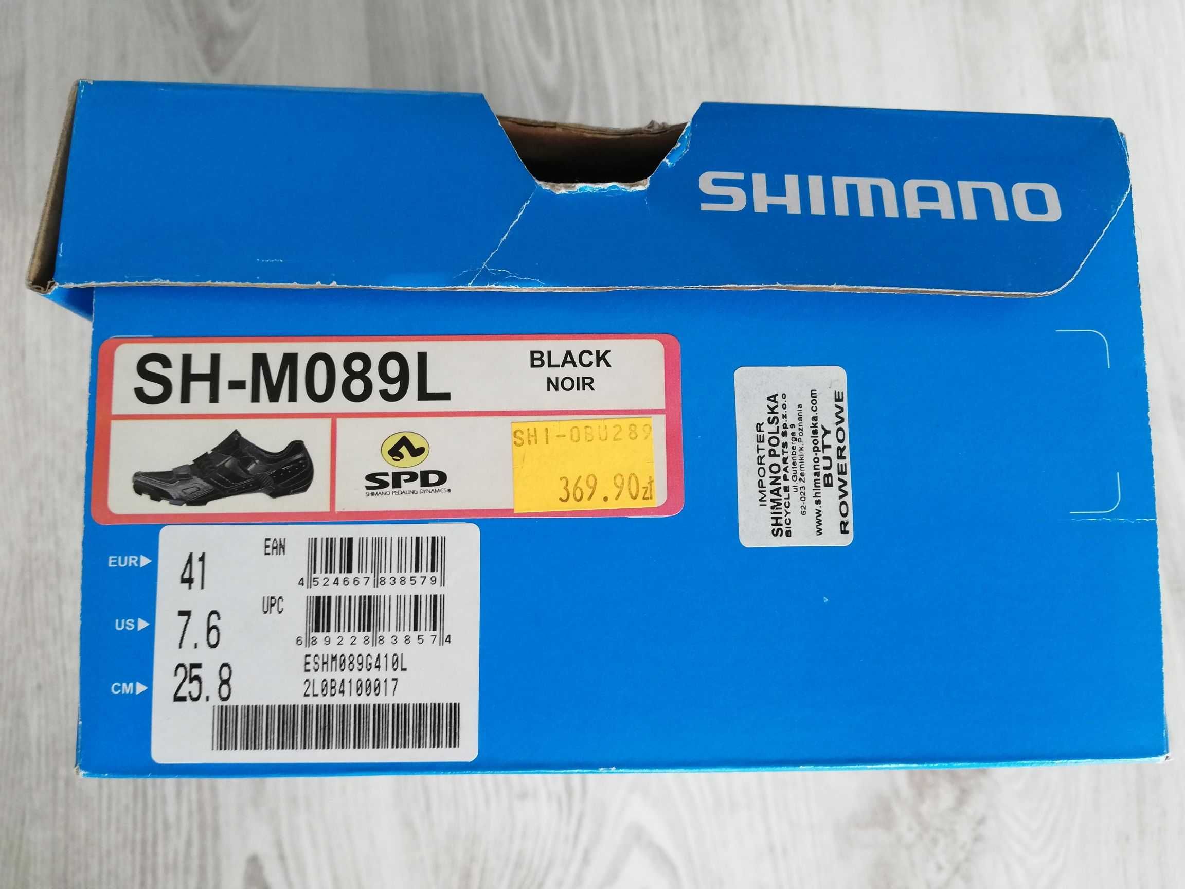 Buty Shimano SH-M089L + pedały Shimano PD-M520
