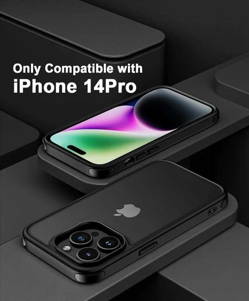 Etui do IPhone 14 Pro Anti-Shock 360° Przezroczyste