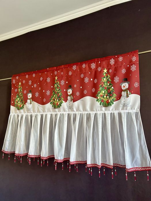 Firanka świąteczna ,panel,zazdrostka