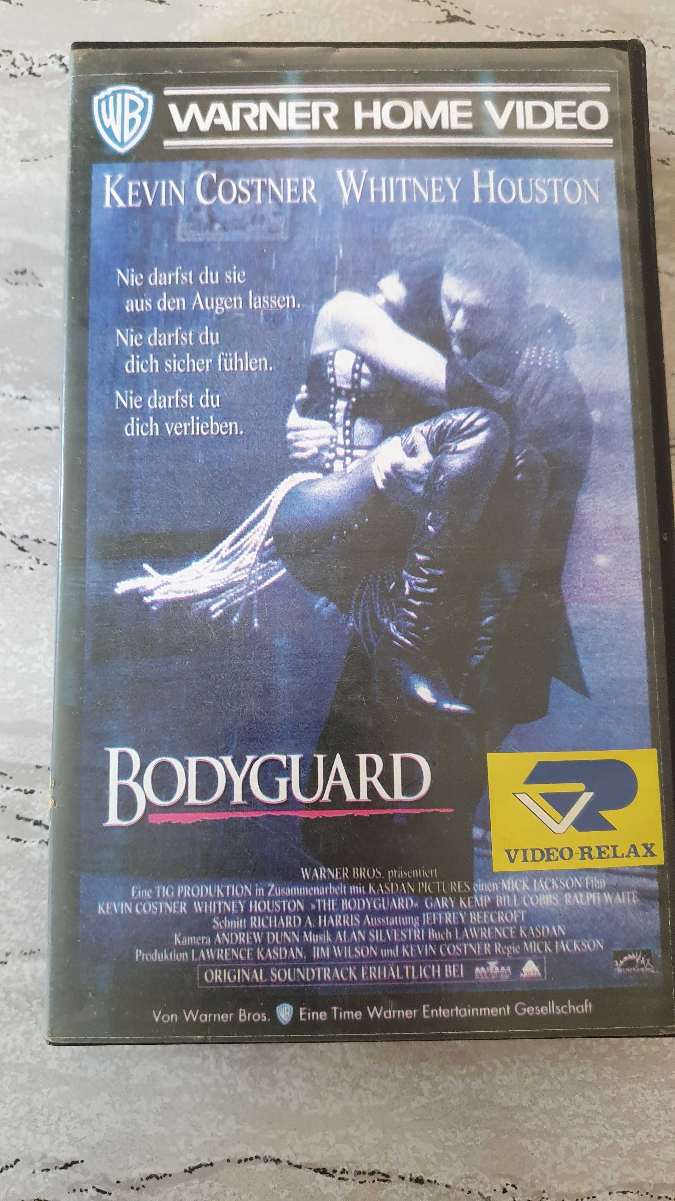 Bodyguard - kaseta VHS  kolekcjonerska, vintage, z lat 90tych