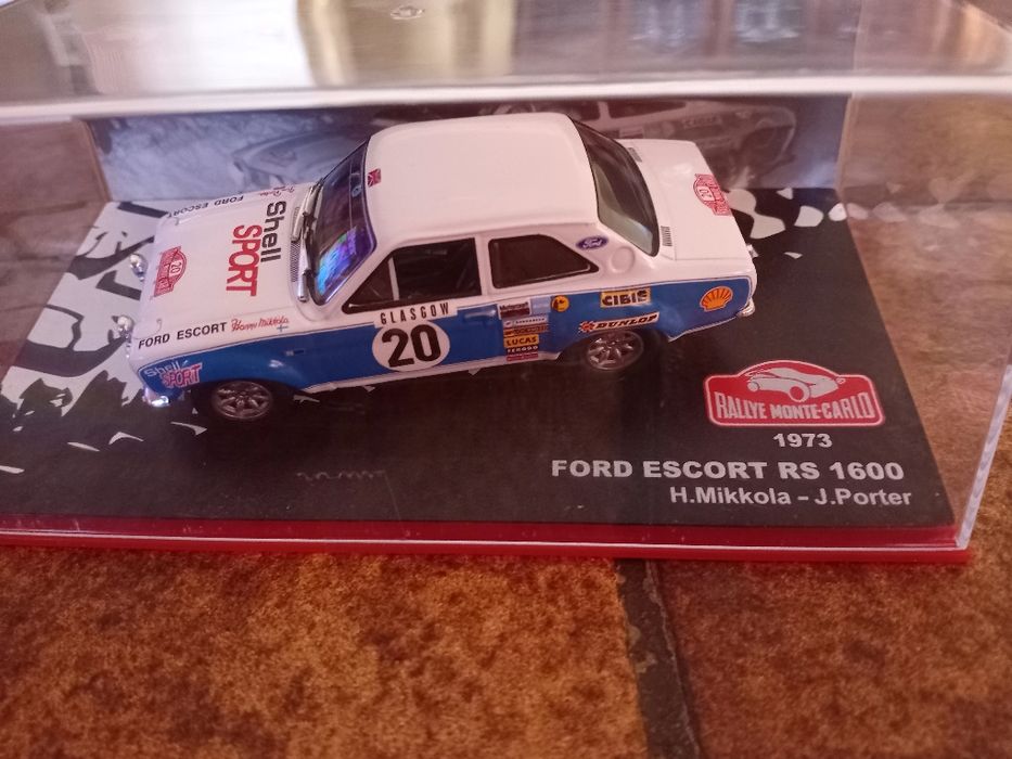 Miniatura Ford Escort RS 1600, Rally Monte Carlo 1973
