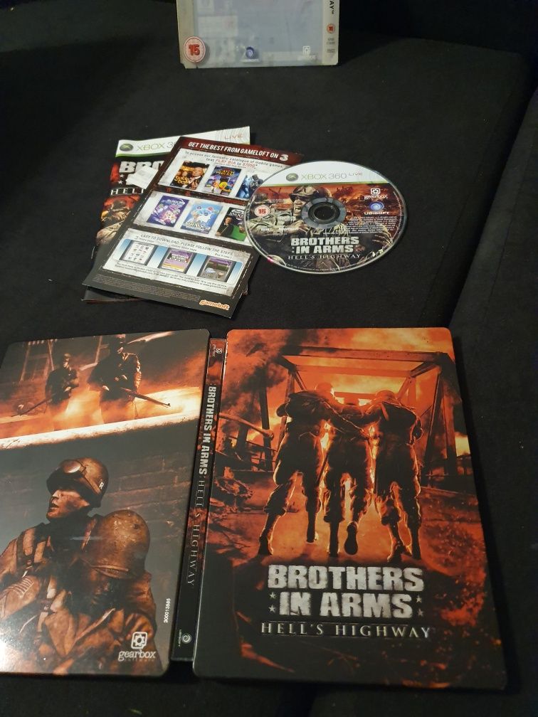 Gra gry xbox 360 one Brothers in Arms Hell's Highway steelbook unikat