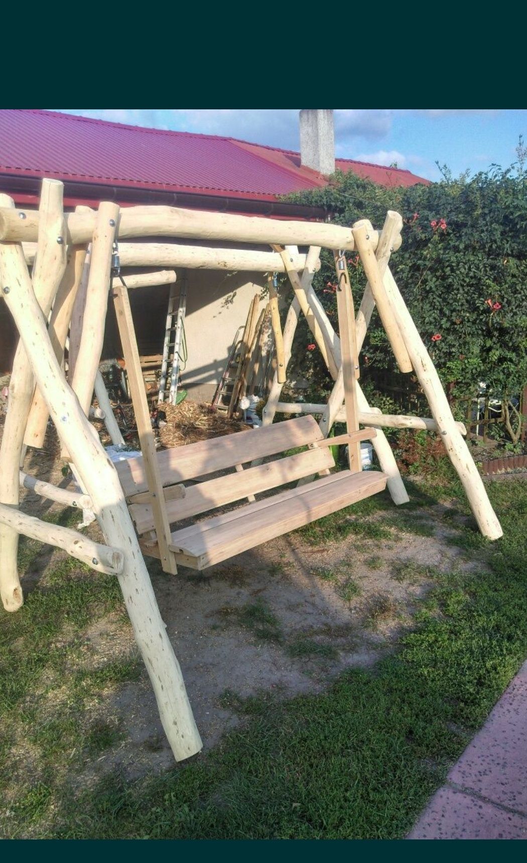 Huśtawka dębowa solidna wysyłka cała Polska