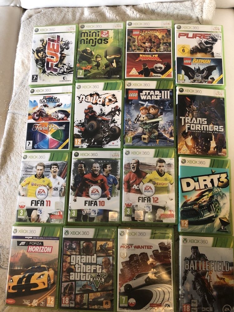 250 GRY Xbox 360 One S X Series Kinect GTA LEGO FIFA CZYTAĆ OPIS