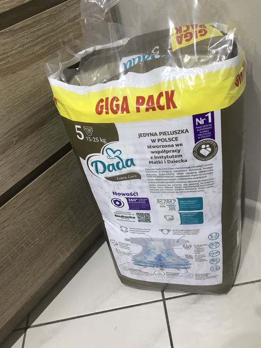 Pieluchy Extra Care rozmiar 5 Giga Paka.Szybka wysyłka!