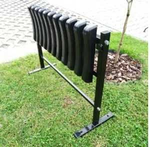 DERTON - Ławka cmentarna 72cm -  Ławka składana - Przykręcana