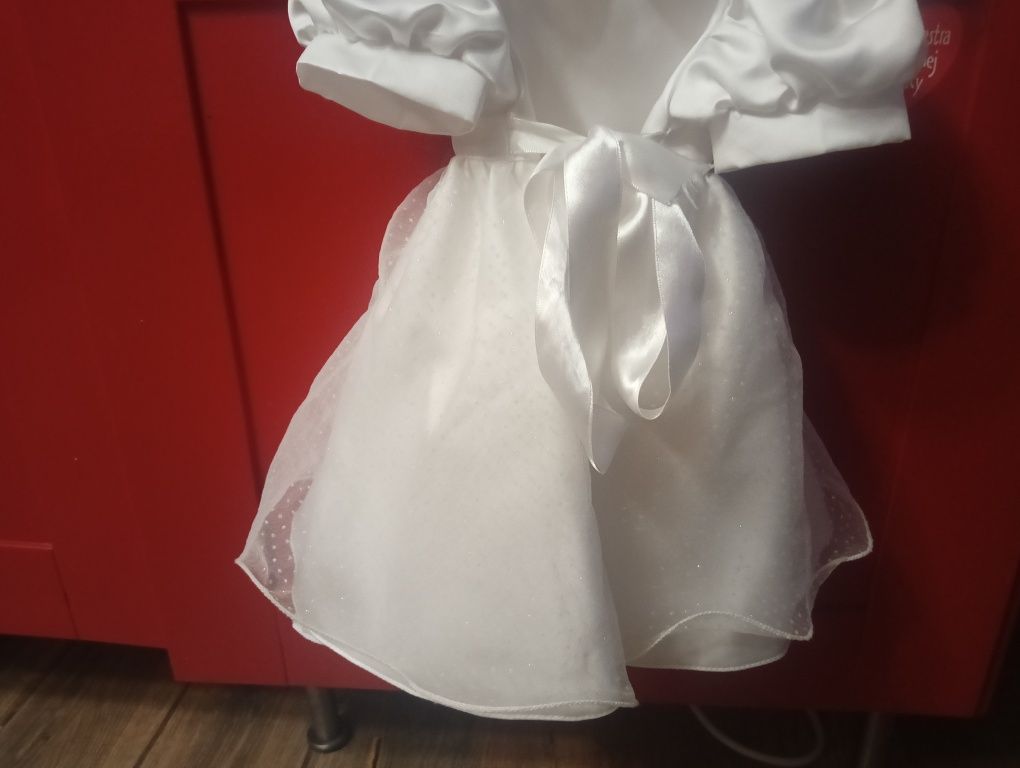 Elegancki zestaw dla dziewczynki do chrztu Świętego  rozmiar uniwersal