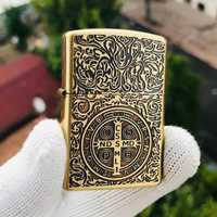 Запальничка Zippo Constantine Gold бензинова нова в коробці