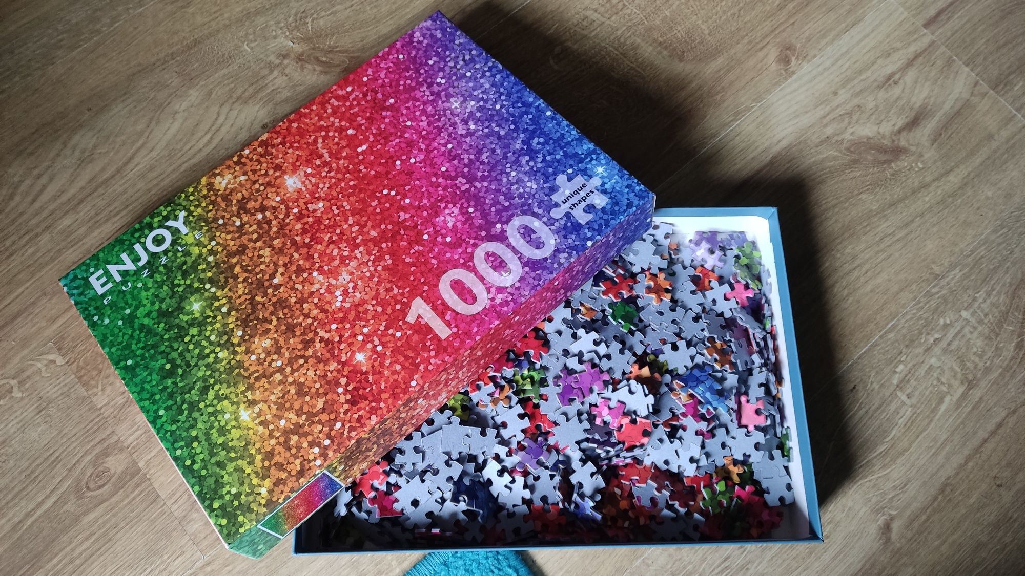 Enjoy puzzle - Rainbow Glitter Gradient 1000