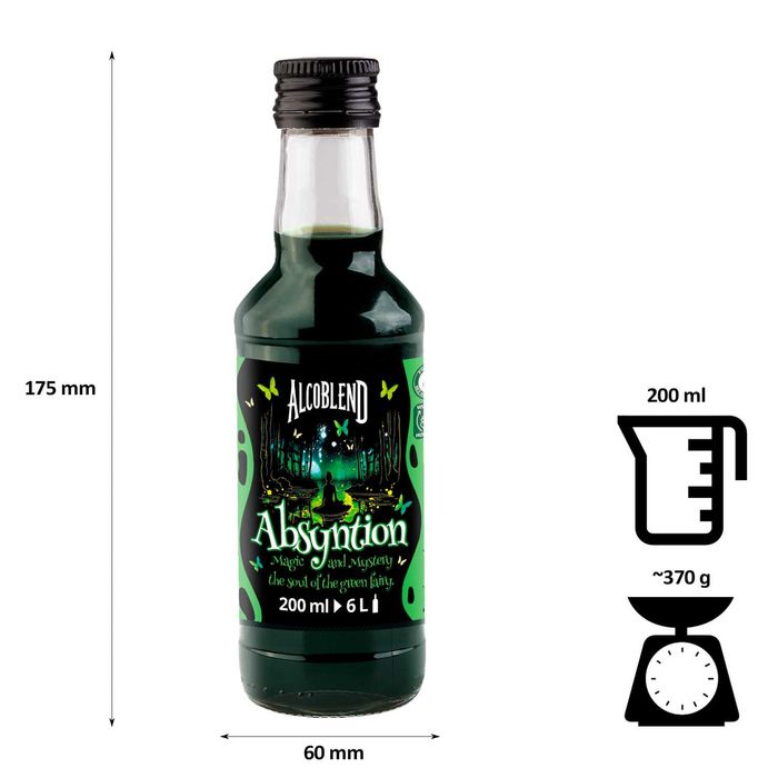 ZAPRAWKA - esencja do alkoholu ALCOBLEND - ABSYNTION - 200 ml na 6 L