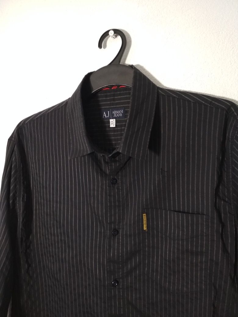 Armani Jeans czarna koszula L/XL