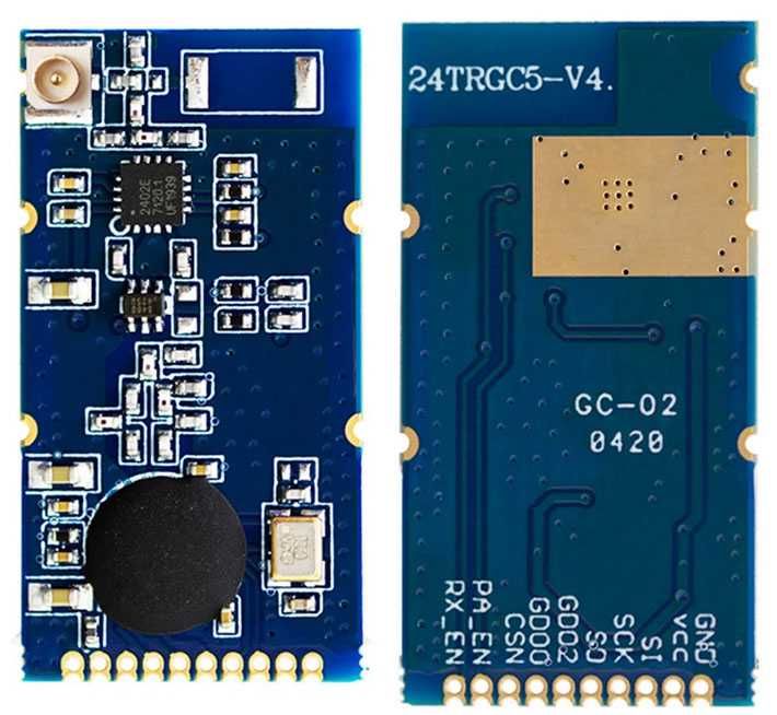 Модуль с встроенным чипом PA+LNA CC 2500 приемопередатчик 2.4G Цукорок