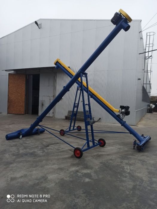 Бензиновый шнековый погрузчик 6-12 м с подборщиком с выс. погрузки  4м