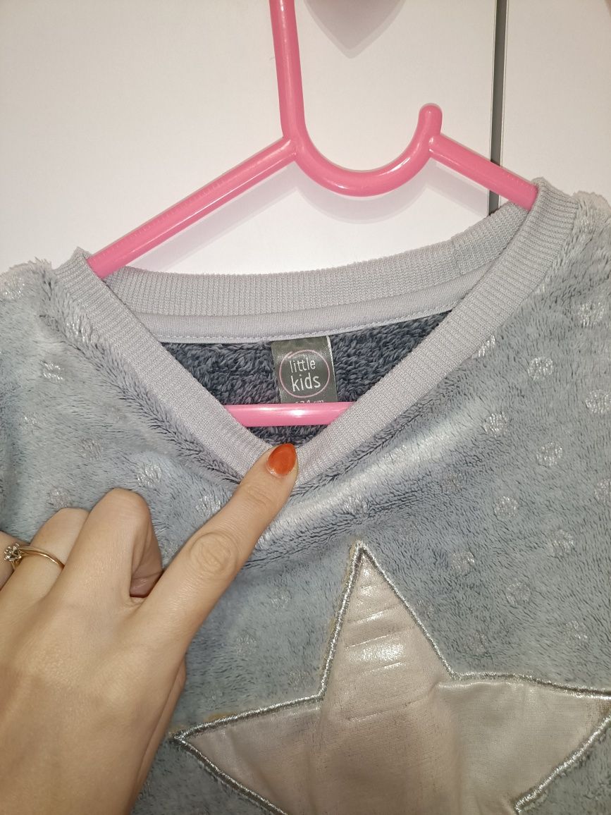 Sweter 134 sweterek miły 140 ciepły zimowy zima
