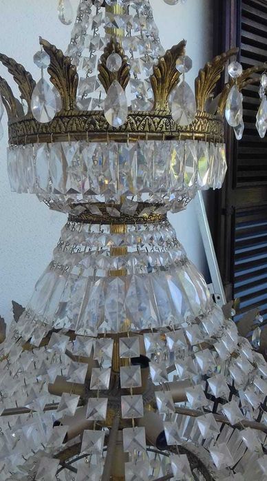 Lustre em cristal vintage