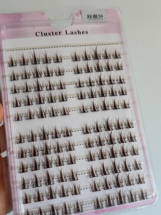 Sztuczne rzęsy brązowe delikatne anime rzęsy bondingowe