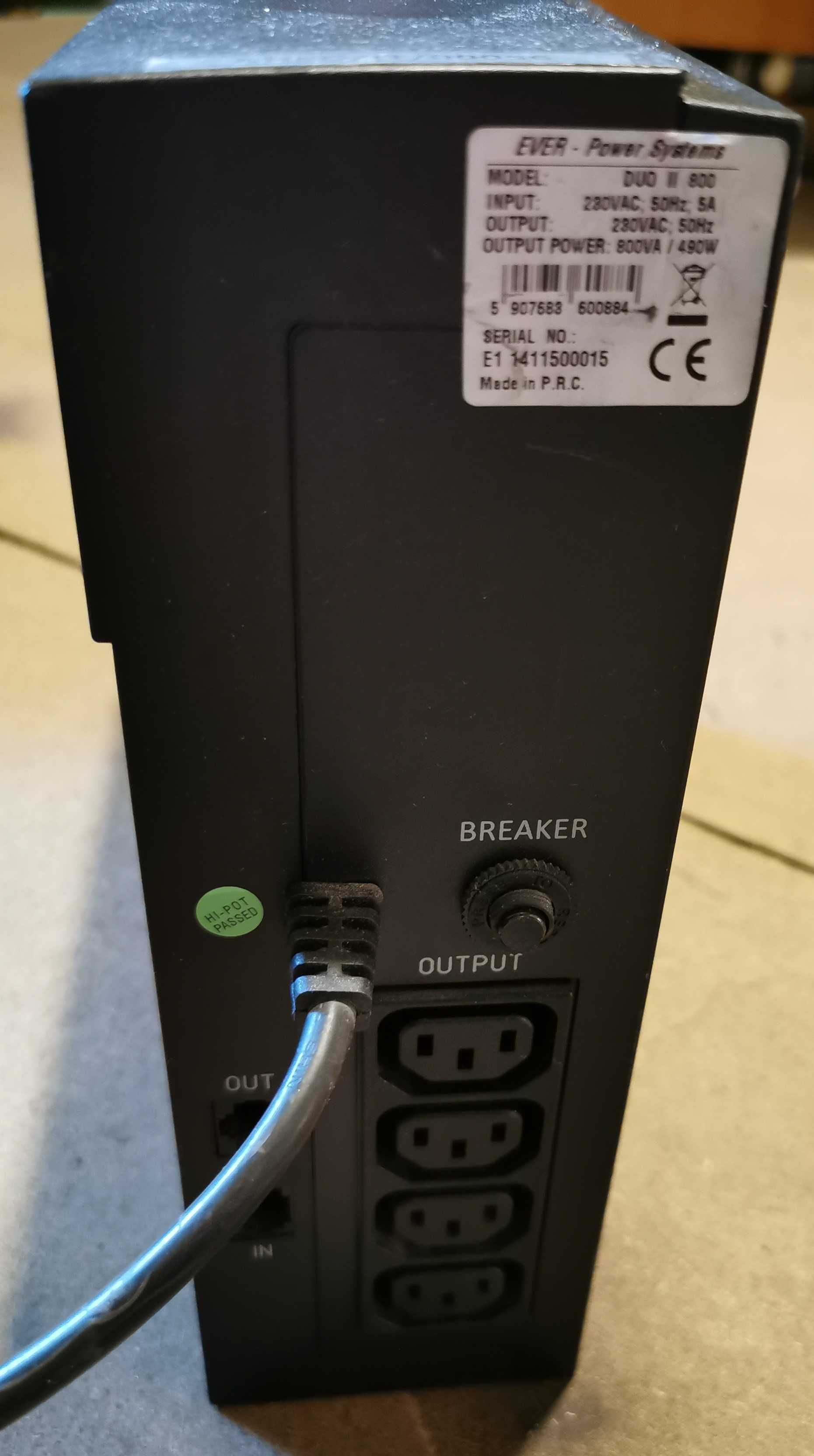 UPS EVER Power Systems DUO II 800