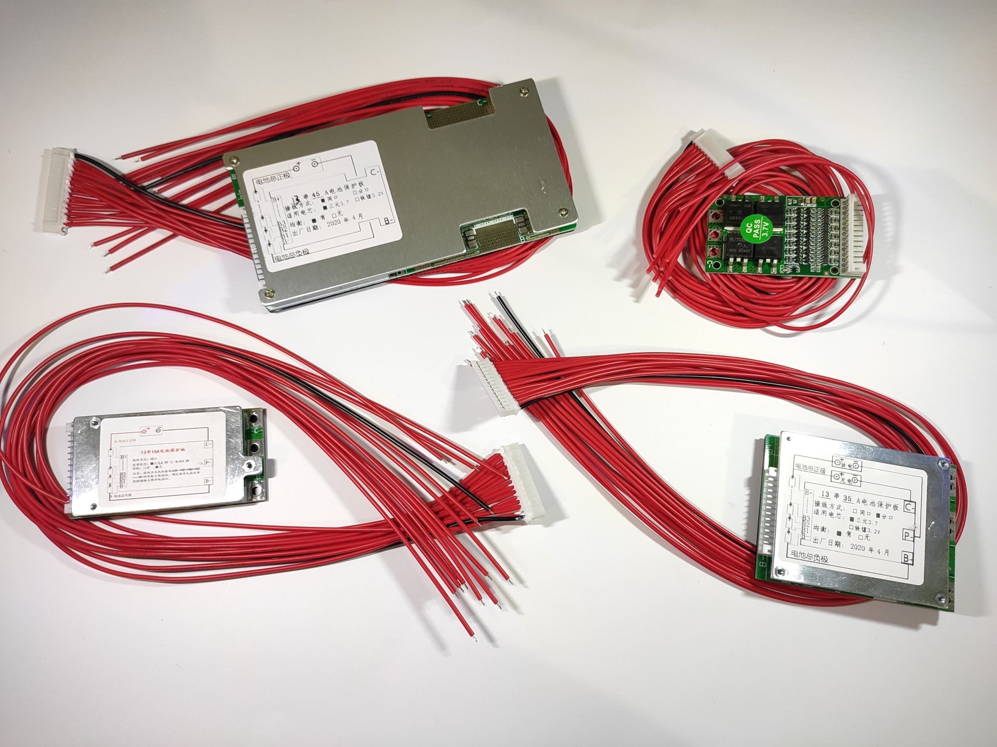 BMS 13S 48V 35A постоянки / BMS контроллер 13S с балансировкой