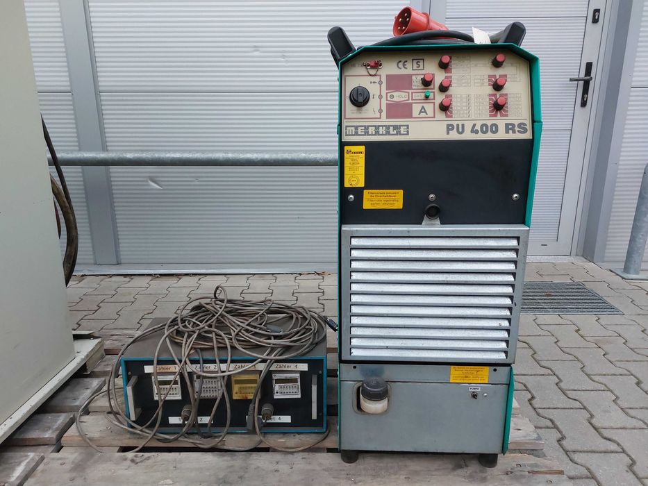 Zautomatyzowane stanowisko spawalnicze spawarka MERKLE PU KUKA KR360/6