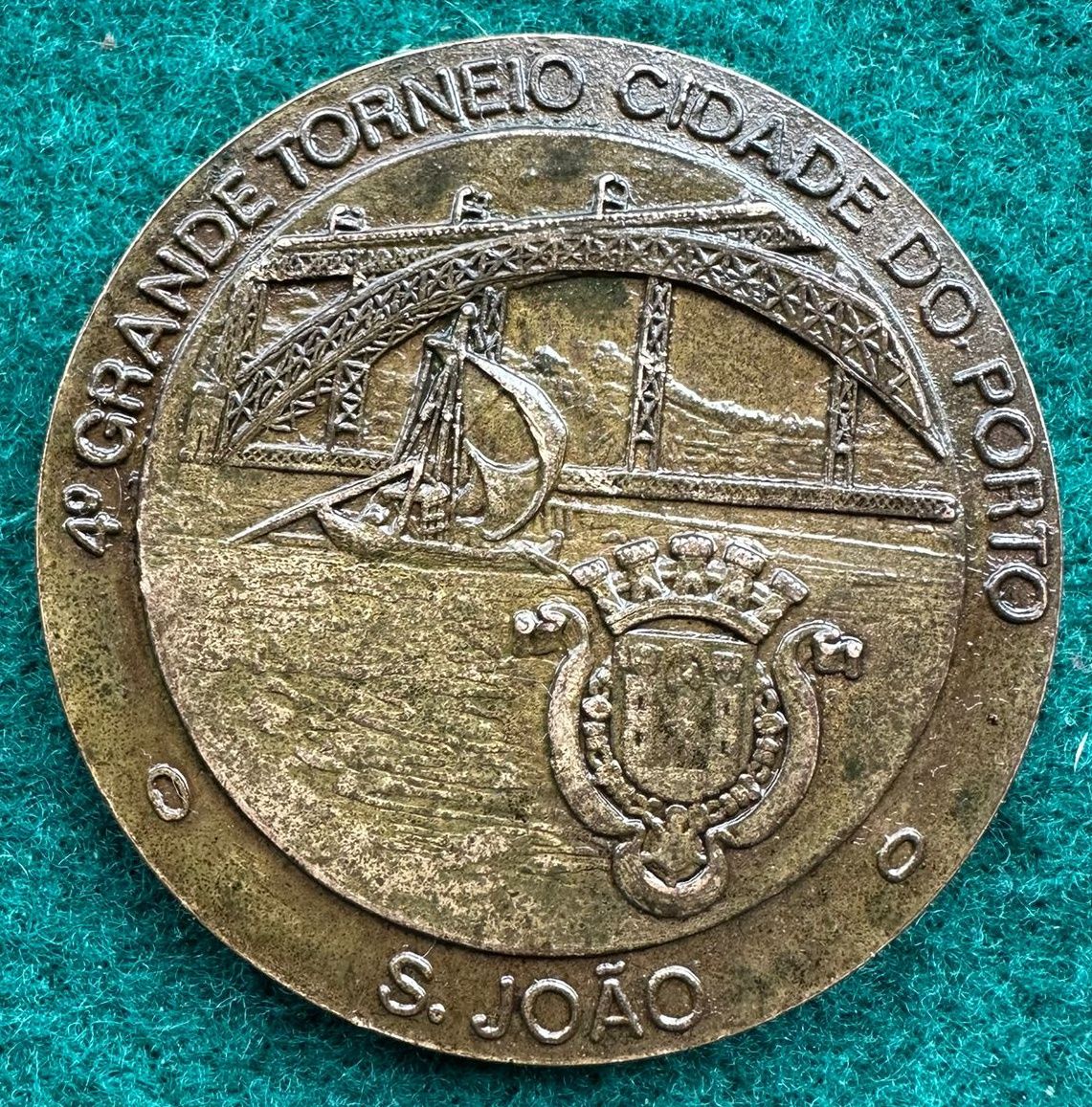 Medalha em bronze Porto