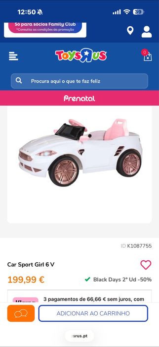 Carro eletrico Criança