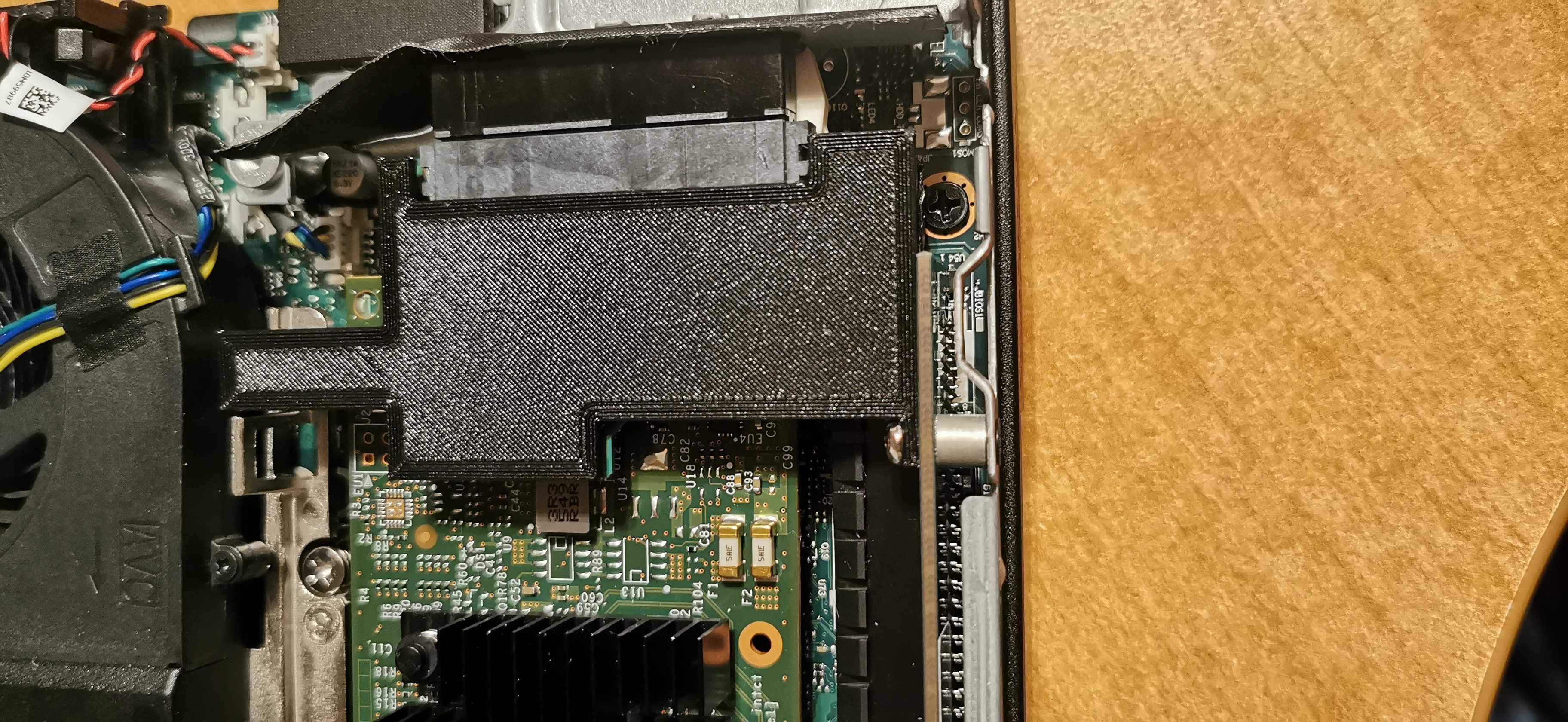 Uchwyt SSD SATA Lenovo Tiny M920 M720. Wydruk 3D