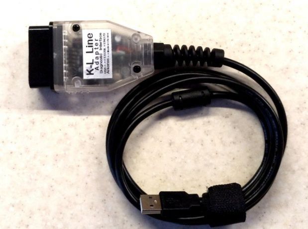 Качественный USB KKL Line адаптер FT232BL L9637D K-Line OBD2 VCDS FTDI