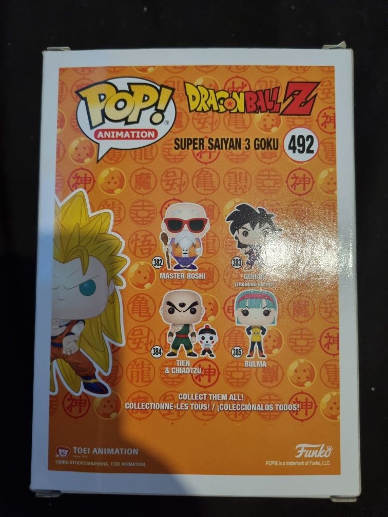 Goku super saiyan 3 funko pop GITD