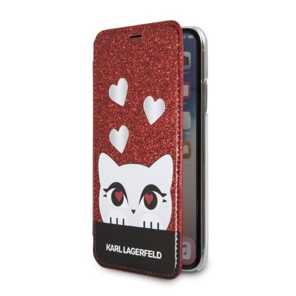 Etui Karl Lagerfeld Klflbkpxvdcre Iphone X/Xs Red/ Book Valentine