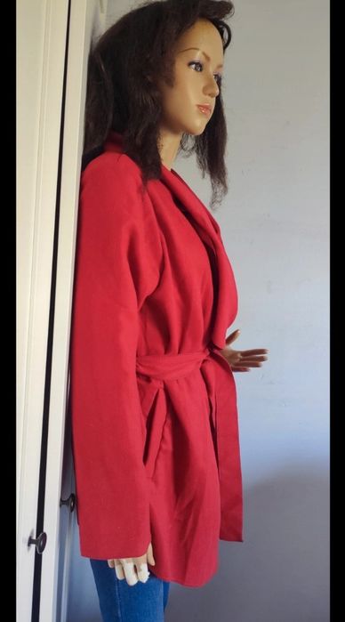 M/XL nowa, czerwona kurtka damska