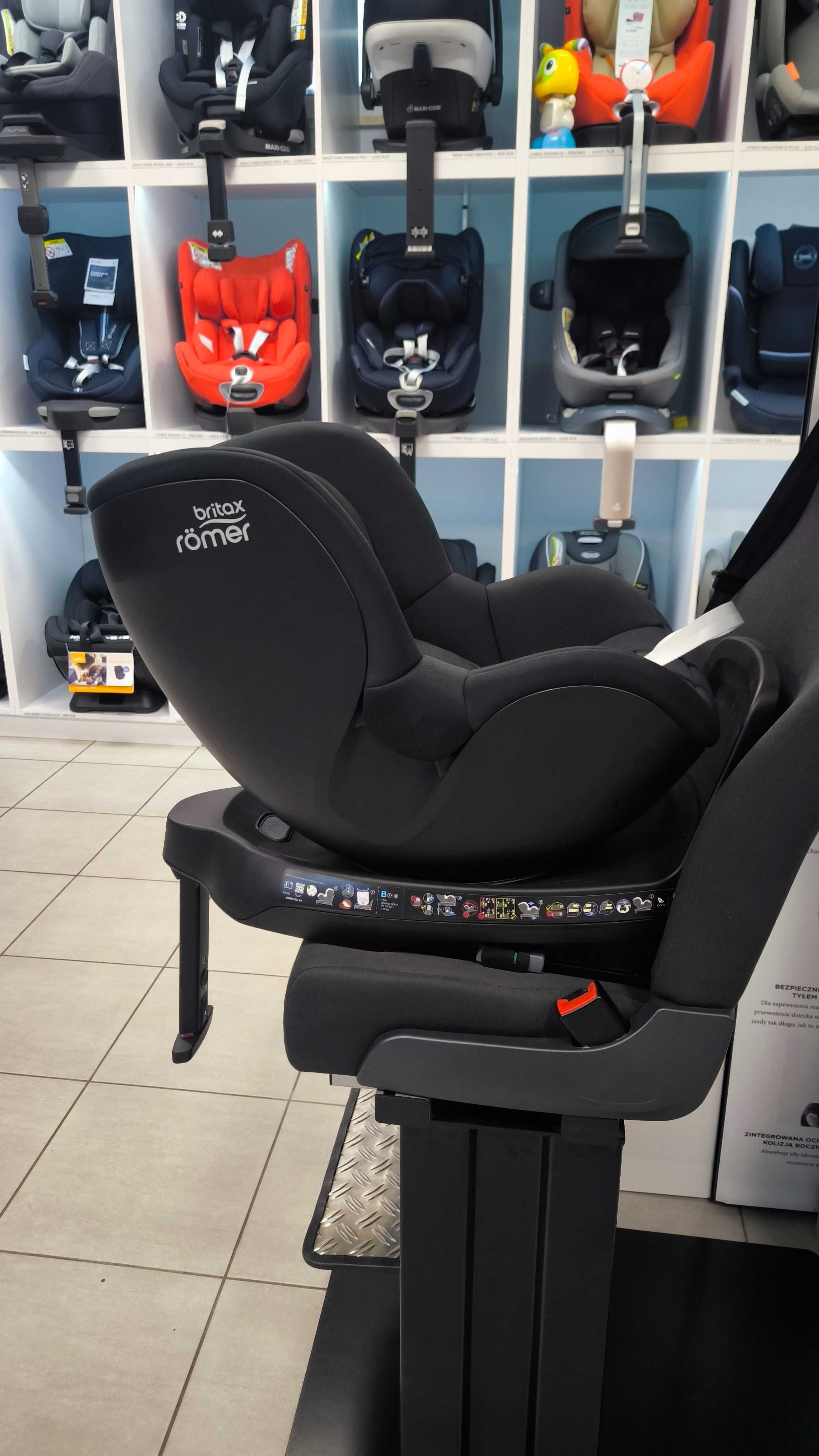BRITAX ROEMER DUALFIX M PLUS fotelik obrotowy do 105cm/18kg 4*ADAC