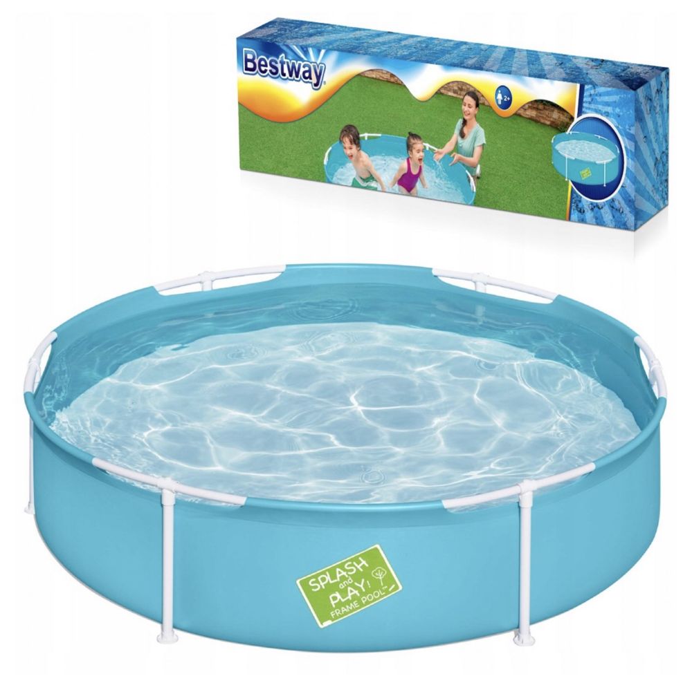 Basen stelażowy okrągły Bestway  152 x 152 x 38 cm 580 l dla dzieci