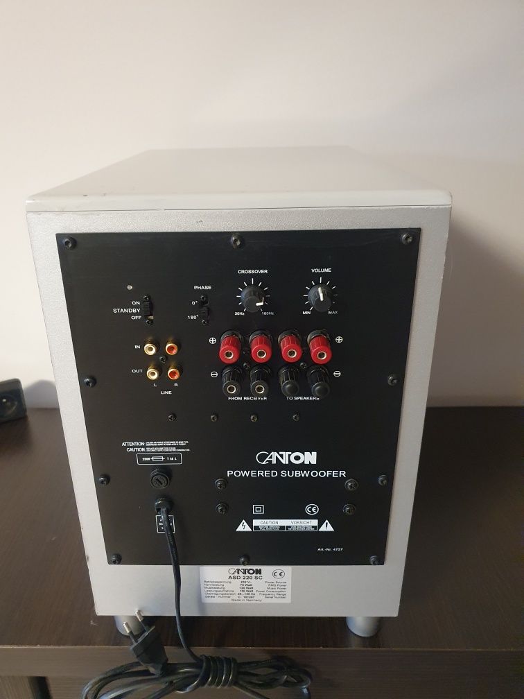 Subwoofer CANTON ASD 220 SC