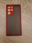 Etui Vennus Color Button Bumper do Samsung Galaxy S23 Ultra Czerwony