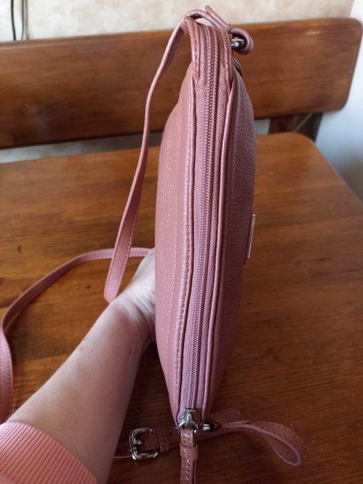 Сумка крос-боді через плече жіноча середня Radley London Рожева
